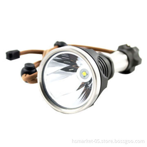 9W/1000m long range camping LED flashlight with side lightNew